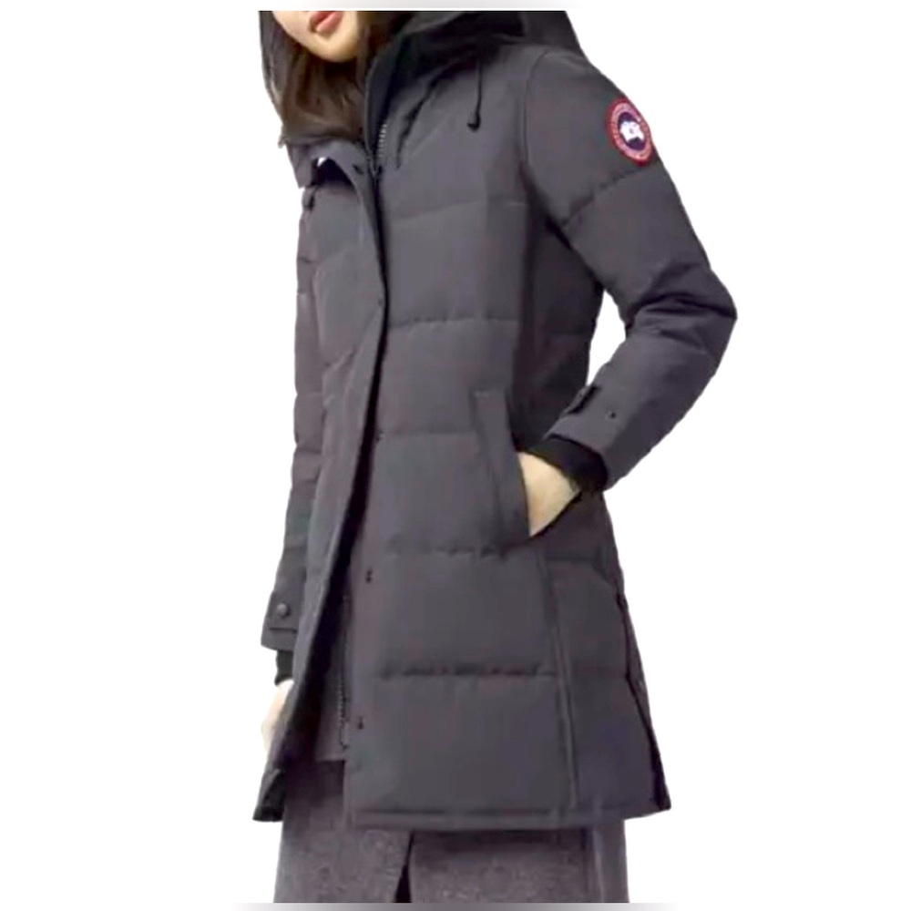 CANADA GOOSE 🩶 Shelburne Parka Graphite with Coyote Fur